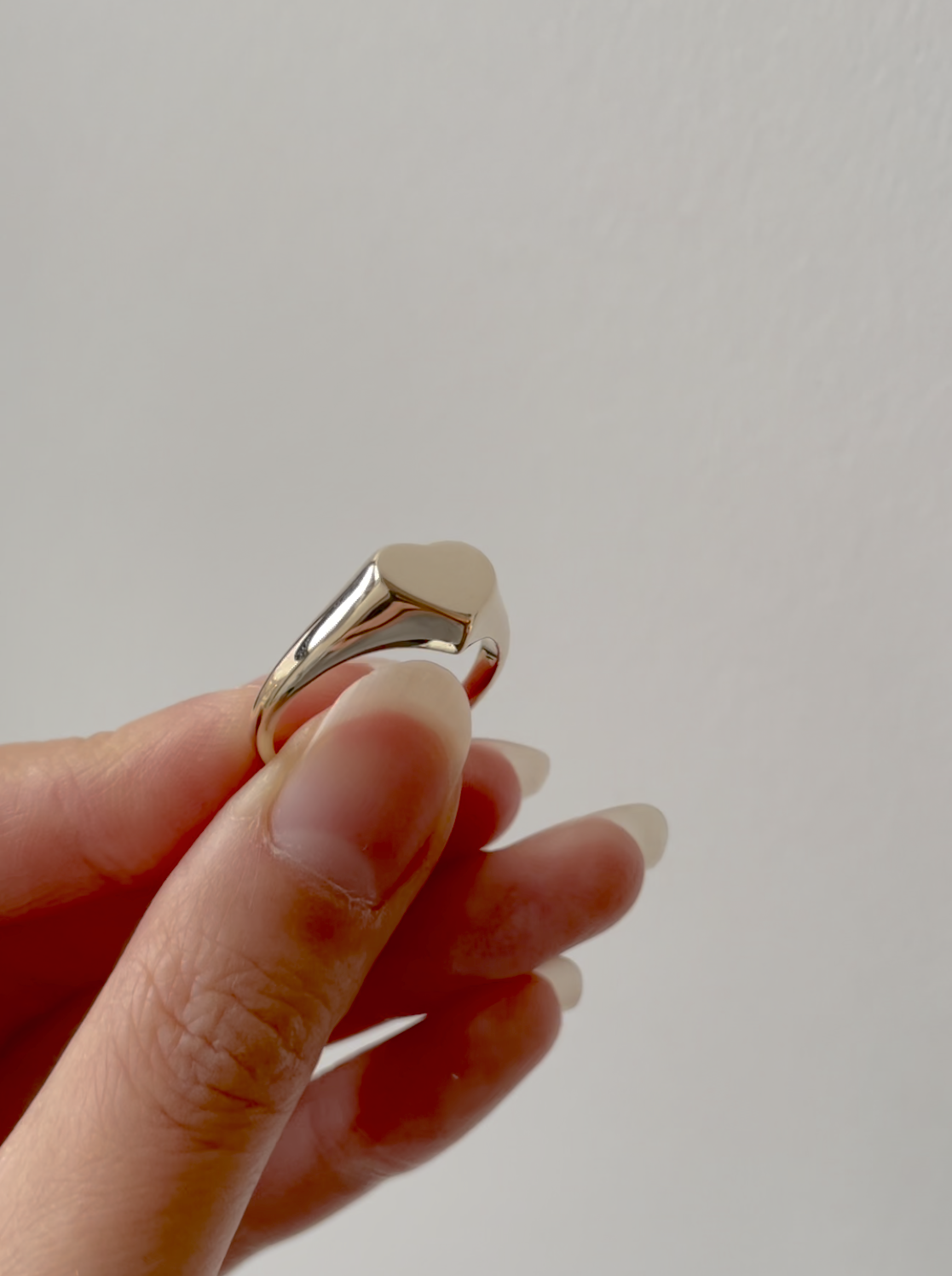 Aimee Heart Signet Ring